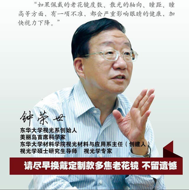 渐进多焦点眼镜